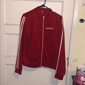 Red guess jacket